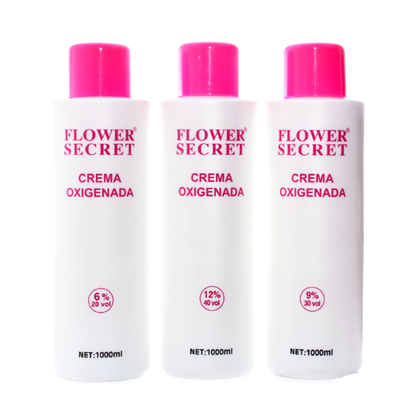 Flower Secret Developer / Peroxide 6%,9%,12% 1000ML OXYDANT (By: Faculty of Hair)