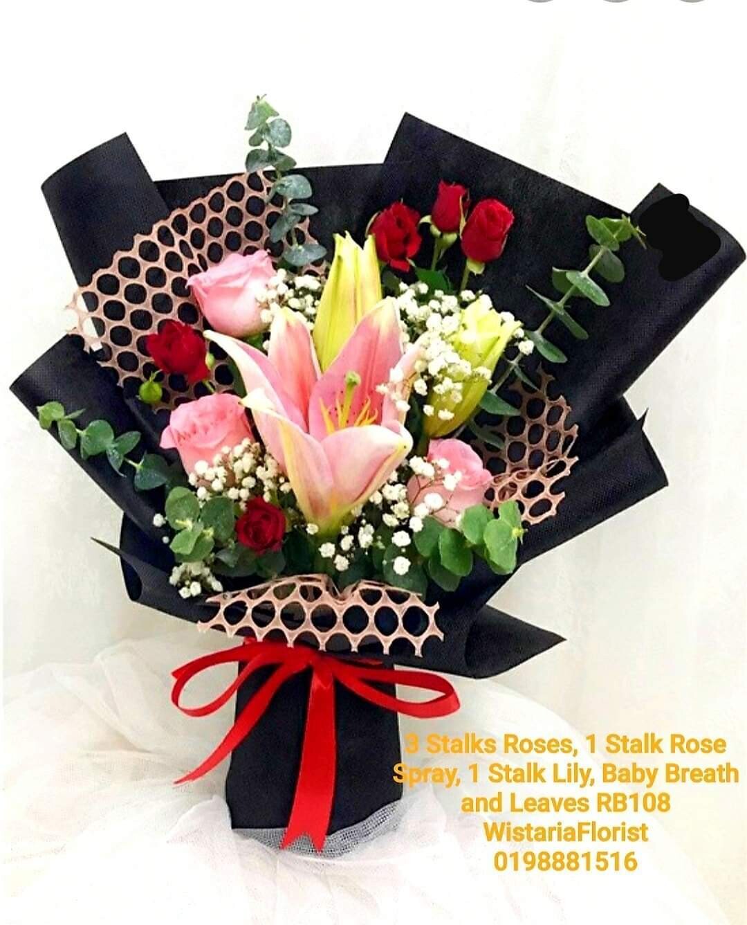 RB101 (By: Wistaria Florist from Sibu)