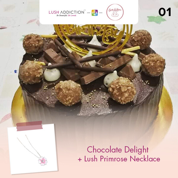 Chocolate Delight + Lush Addiction Necklace (By: Sweet Haven from KL)