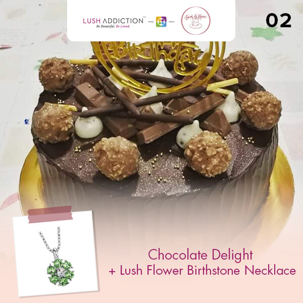 Chocolate Delight + Lush Addiction Necklace (By: Sweet Haven from KL)
