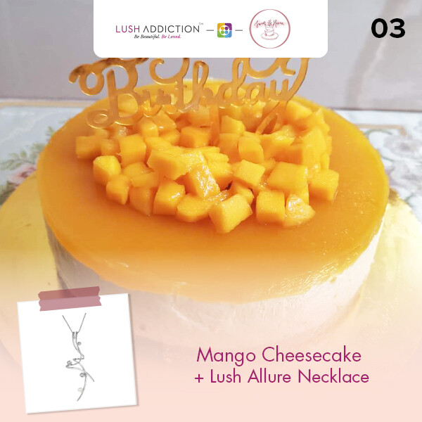 Mango Cheesecake + Lush Addiction Necklace (By: Sweet Haven from KL)