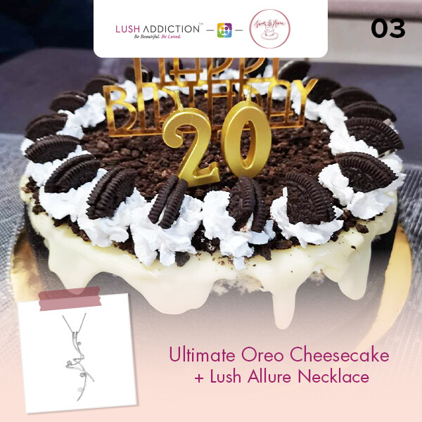 Ultimate Oreo Cheesecake + Lush Addiction Necklace (By: Sweet Haven from KL)