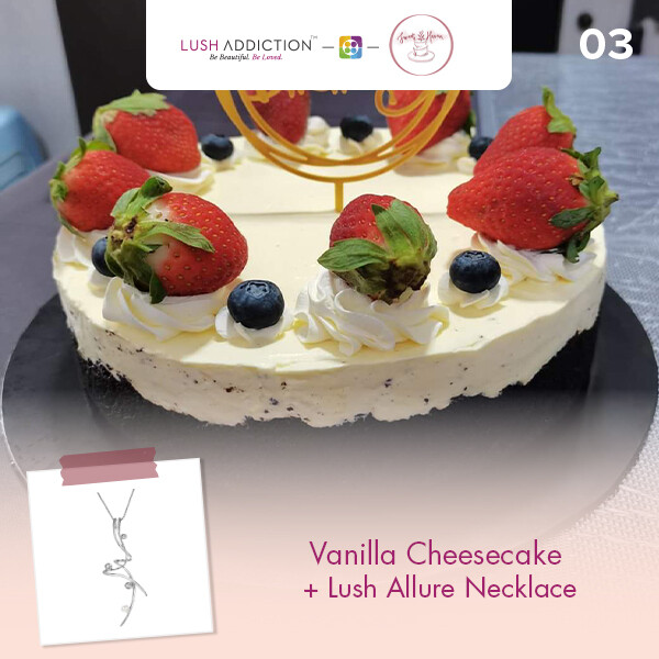 Vanilla Cheesecake + Lush Addiction Necklace (By: Sweet Haven from KL)