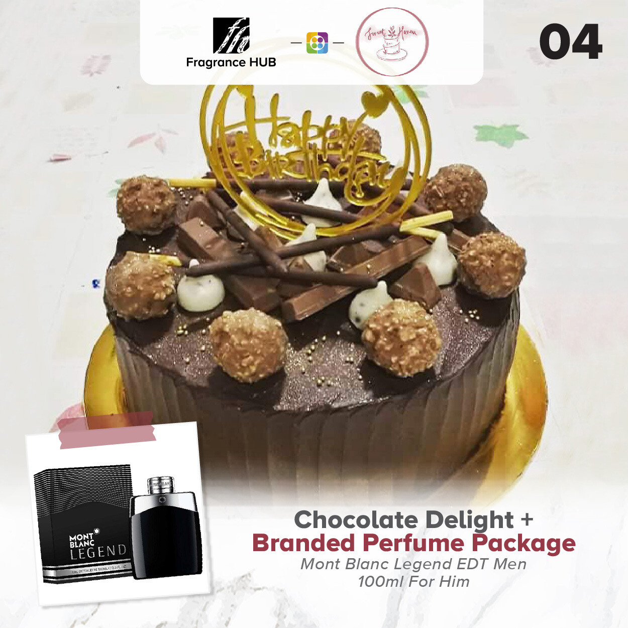 Chocolate Delight + Fragrance Hub Branded Perfume (By: Sweet Haven from KL)