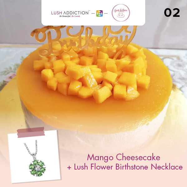 Mango Cheesecake + Lush Addiction Necklace (By: Sweet Haven from KL)