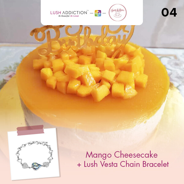 Mango Cheesecake + Lush Addiction Necklace (By: Sweet Haven from KL)