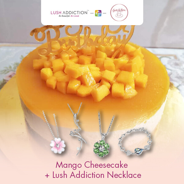 Mango Cheesecake + Lush Addiction Necklace (By: Sweet Haven from KL)