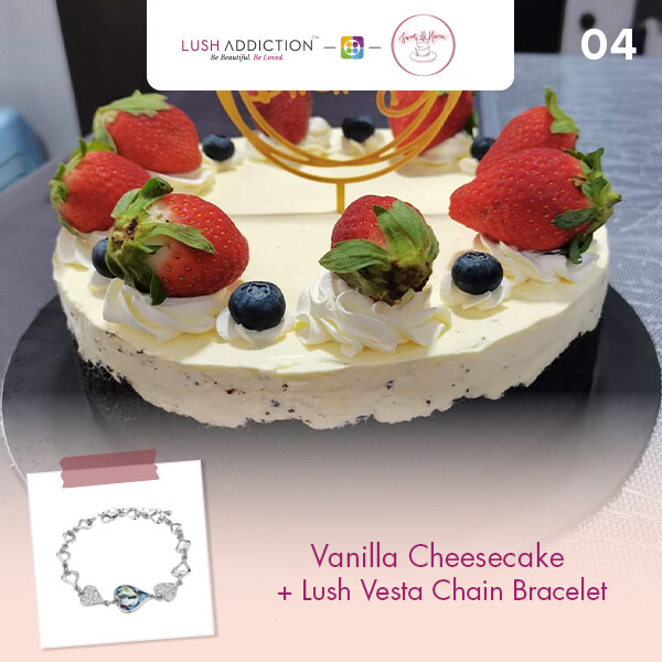 Vanilla Cheesecake + Lush Addiction Necklace (By: Sweet Haven from KL)