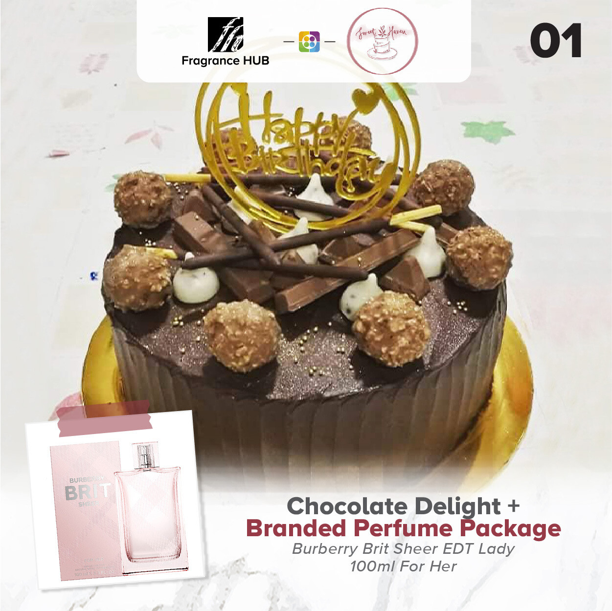 Chocolate Delight + Fragrance Hub Branded Perfume (By: Sweet Haven from KL)