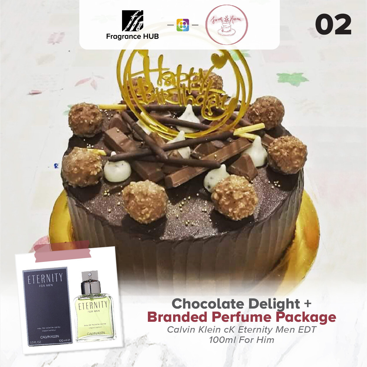 Chocolate Delight + Fragrance Hub Branded Perfume (By: Sweet Haven from KL)
