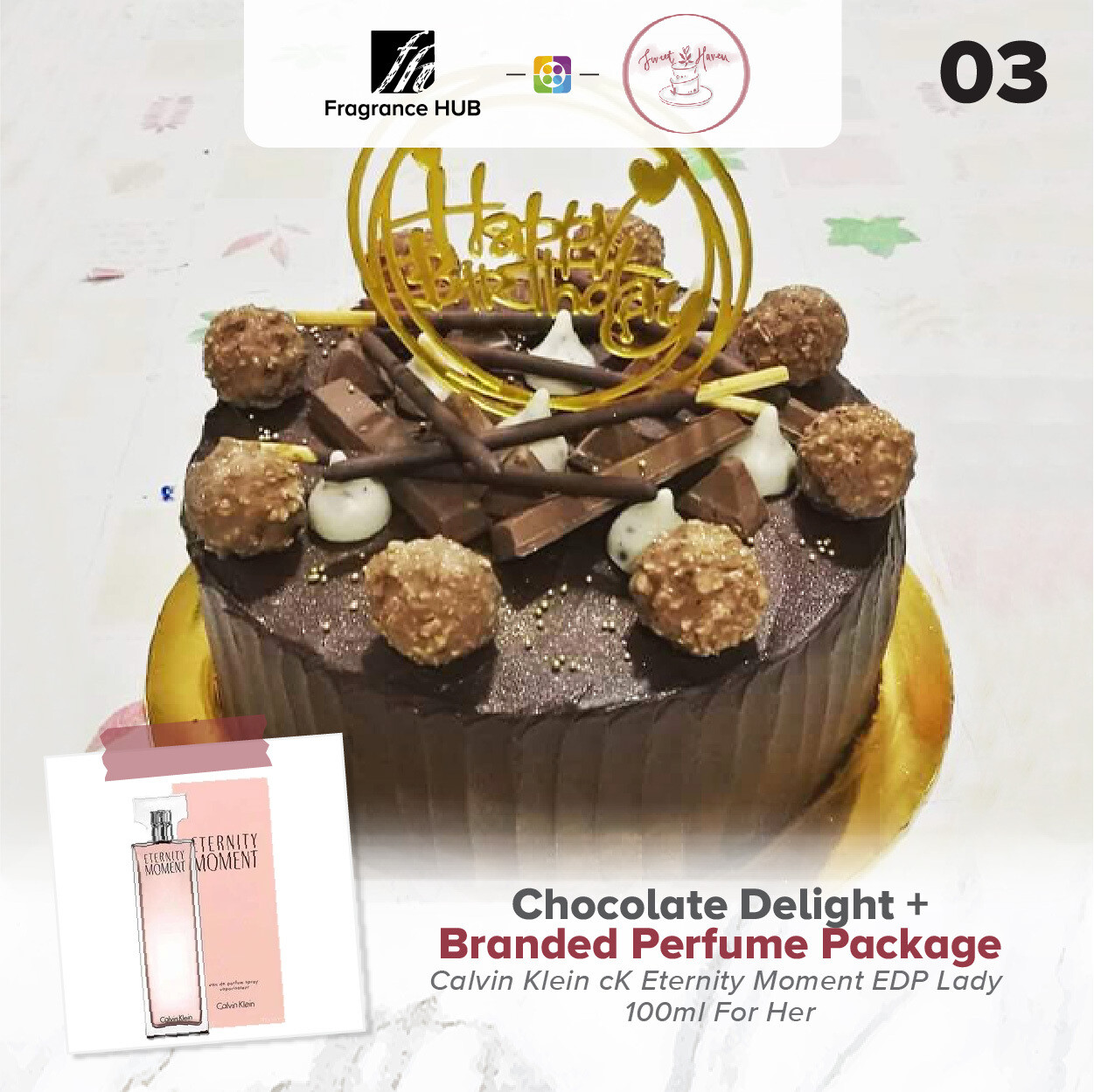 Chocolate Delight + Fragrance Hub Branded Perfume (By: Sweet Haven from KL)