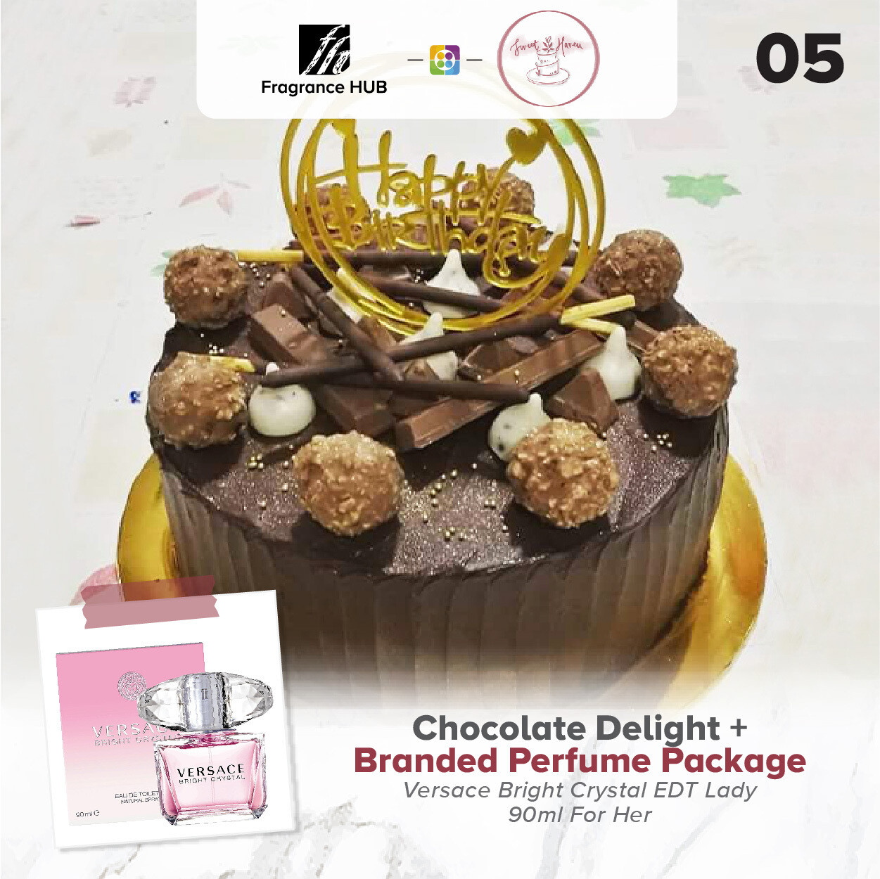 Chocolate Delight + Fragrance Hub Branded Perfume (By: Sweet Haven from KL)