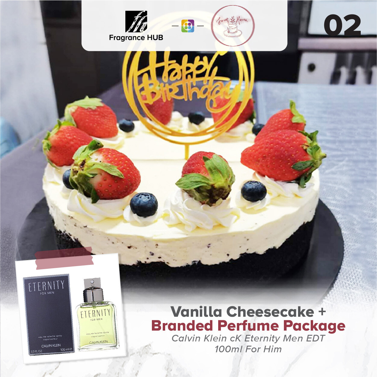 Vanilla Cheesecake + Fragrance Hub Branded Perfume (By: Sweet Haven from KL)