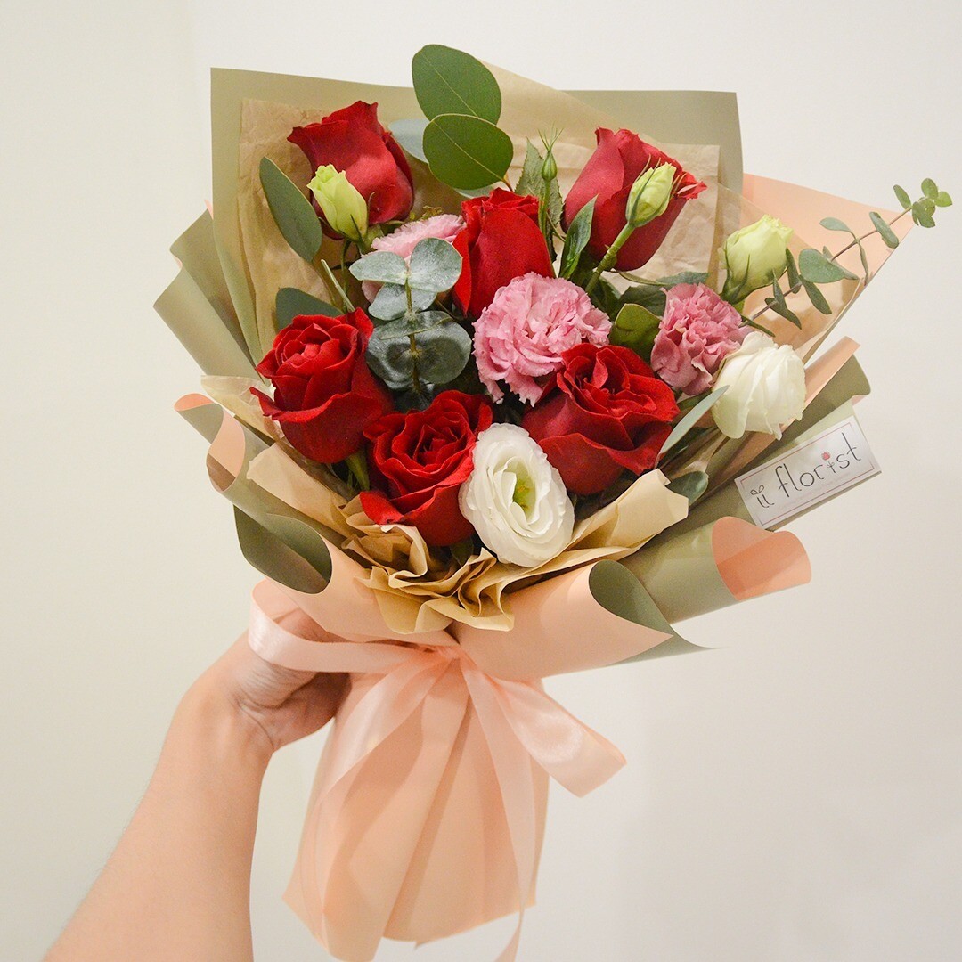 Red Rose Bouquet (By: iiFlorist from Cheras)