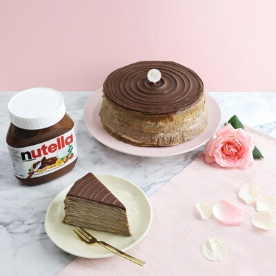Nutella Banana Mille Crepe Cake (By: Yippii Gift Cake from Kuala Lumpur)