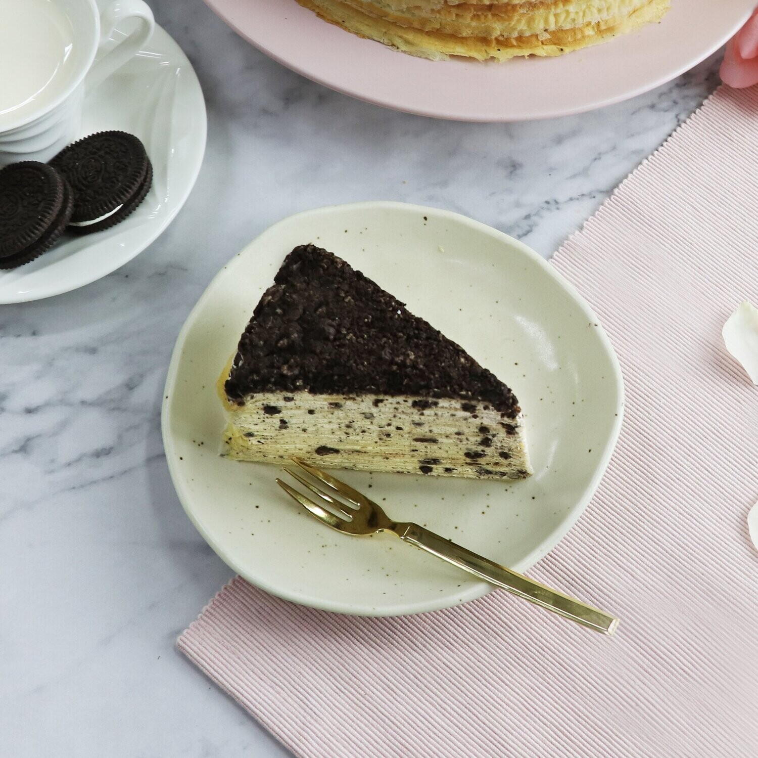 Oreo Mille Crepe Cake (By: Yippii Gift Cake from Kuala Lumpur)