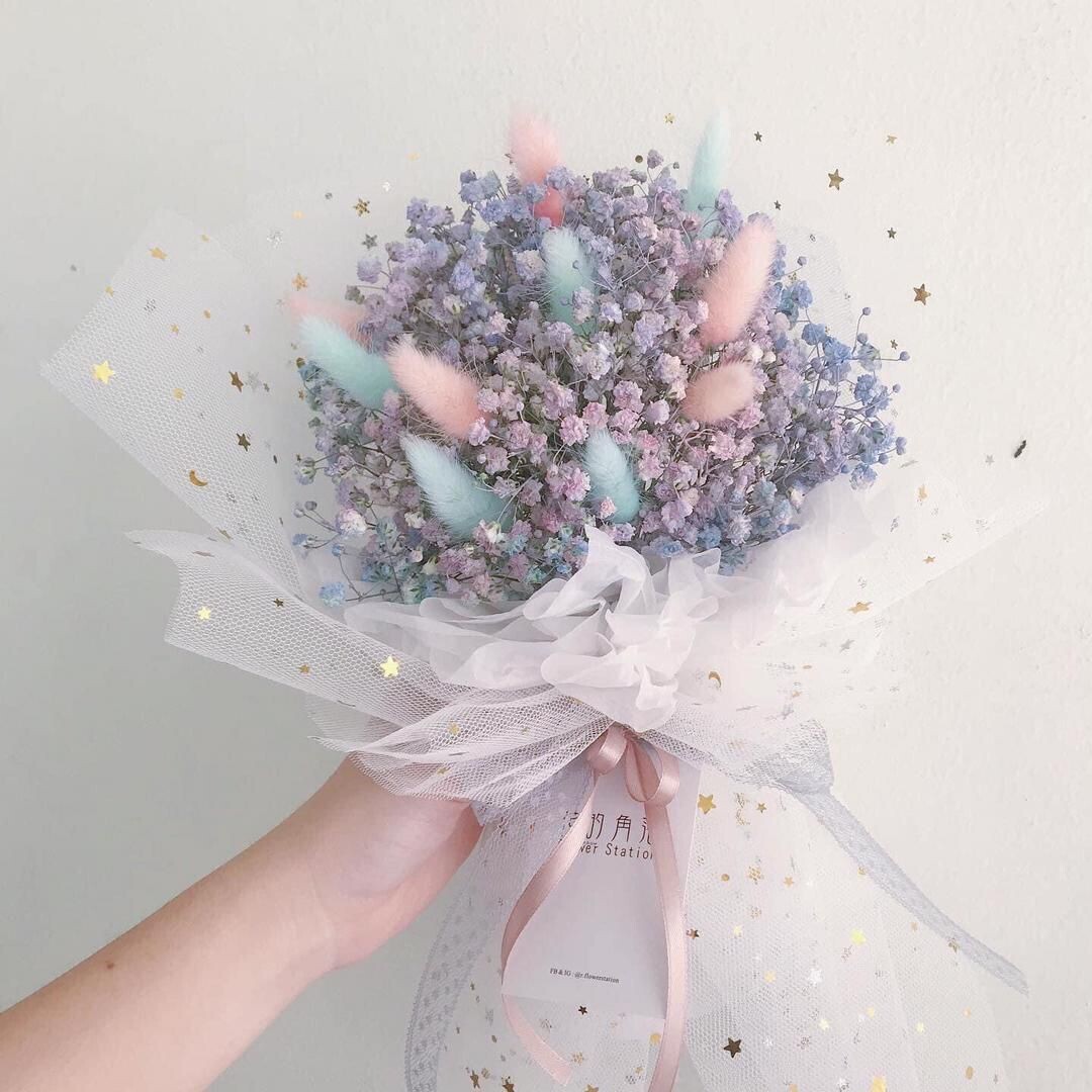 Galaxy Baby Breath (By: Rainbow Flower Station from Cheras)
