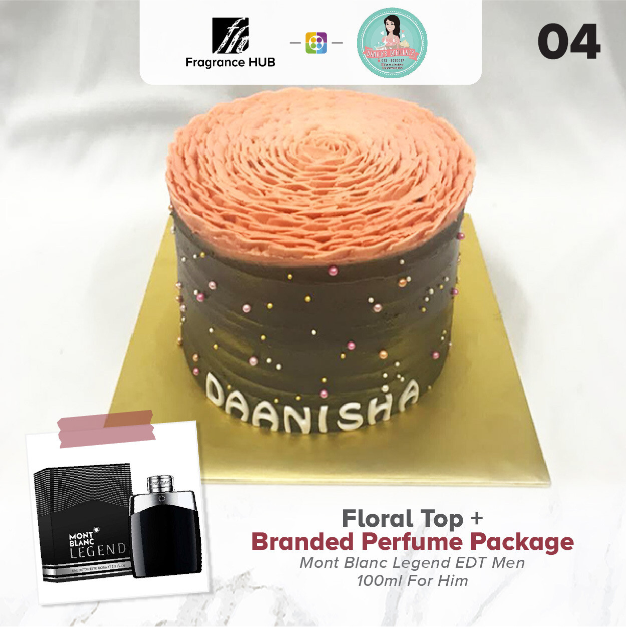 Floral Top + Fragrance Hub Branded Perfume (By: Danica&#39;s Delight from KL)