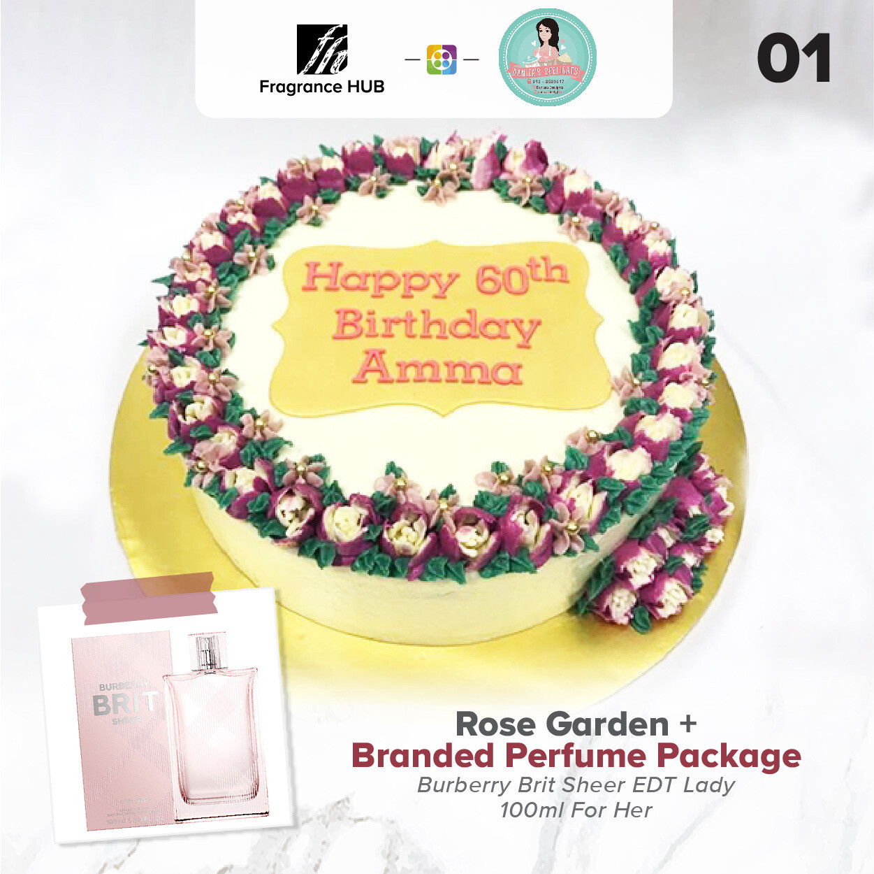 Rose Garden + Fragrance Hub Branded Perfume (By: Danica&#39;s Delight from KL)