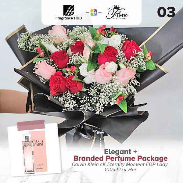 Elegant + Fragrance Hub Branded Perfume (By: Floral Art Gallery from Puchong)