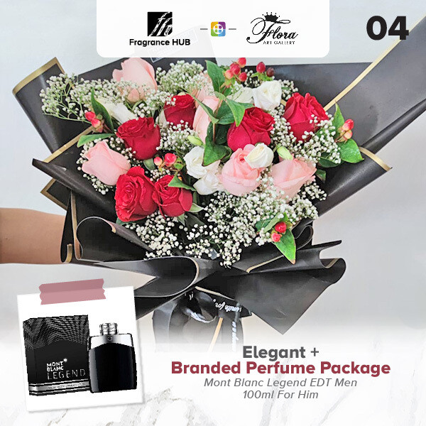 Elegant + Fragrance Hub Branded Perfume (By: Floral Art Gallery from Puchong)