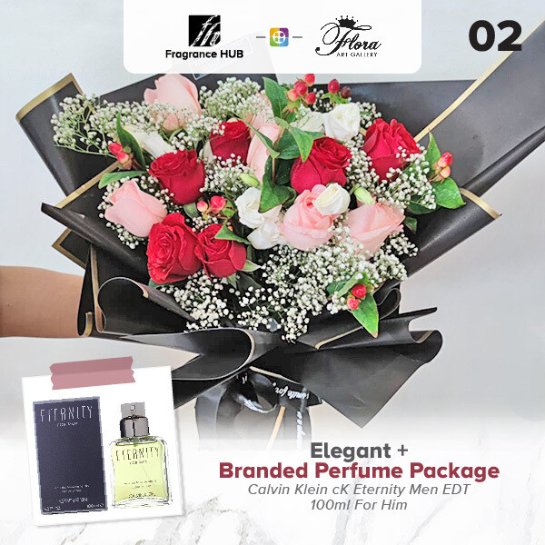 Elegant + Fragrance Hub Branded Perfume (By: Floral Art Gallery from Puchong)