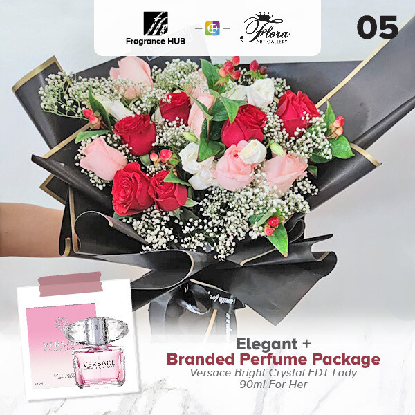 Elegant + Fragrance Hub Branded Perfume (By: Floral Art Gallery from Puchong)