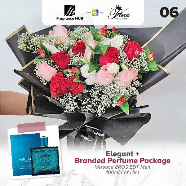 Elegant + Fragrance Hub Branded Perfume (By: Floral Art Gallery from Puchong)
