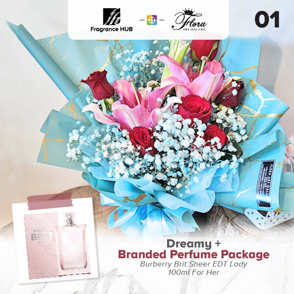 Dreamy + Fragrance Hub Branded Perfume (By: Floral Art Gallery from Puchong)