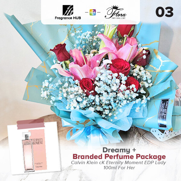 Dreamy + Fragrance Hub Branded Perfume (By: Floral Art Gallery from Puchong)