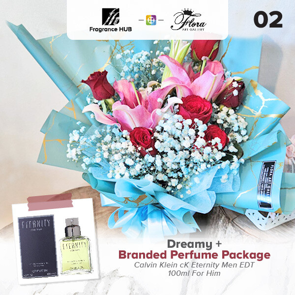 Dreamy + Fragrance Hub Branded Perfume (By: Floral Art Gallery from Puchong)