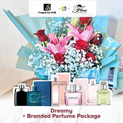 Dreamy + Fragrance Hub Branded Perfume (By: Floral Art Gallery from Puchong)