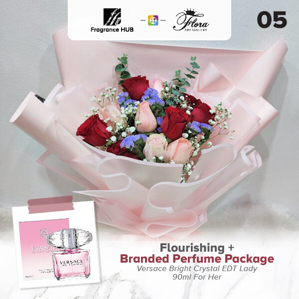 Flourishing + Fragrance Hub Branded Perfume (By: Floral Art Gallery from Puchong)