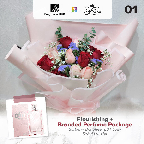Flourishing + Fragrance Hub Branded Perfume (By: Floral Art Gallery from Puchong)