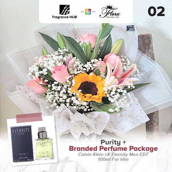 Purity + Fragrance Hub Branded Perfume (By: Floral Art Gallery from Puchong)