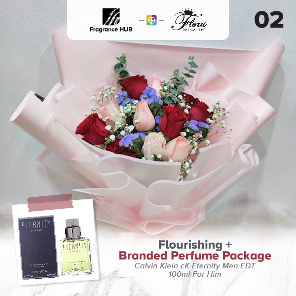 Flourishing + Fragrance Hub Branded Perfume (By: Floral Art Gallery from Puchong)