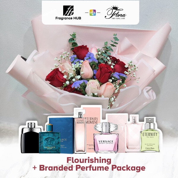 Flourishing + Fragrance Hub Branded Perfume (By: Floral Art Gallery from Puchong)