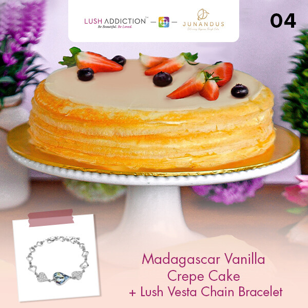 Madagascar Vanilla Crepe Cake + Lush Addiction Necklace (By: Junandus from KL)