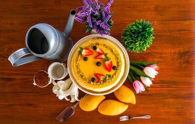 Mango &amp; Passion Crepe Cake (By: Junandus from KL)