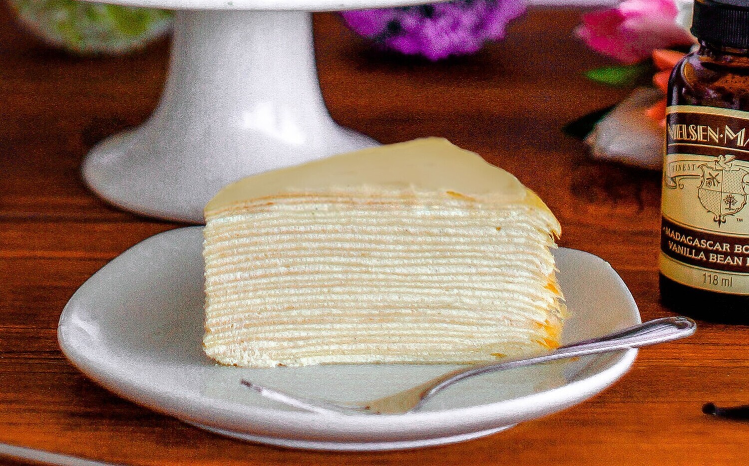 Madagascar Vanilla Crepe Cake (By: Junandus from KL)