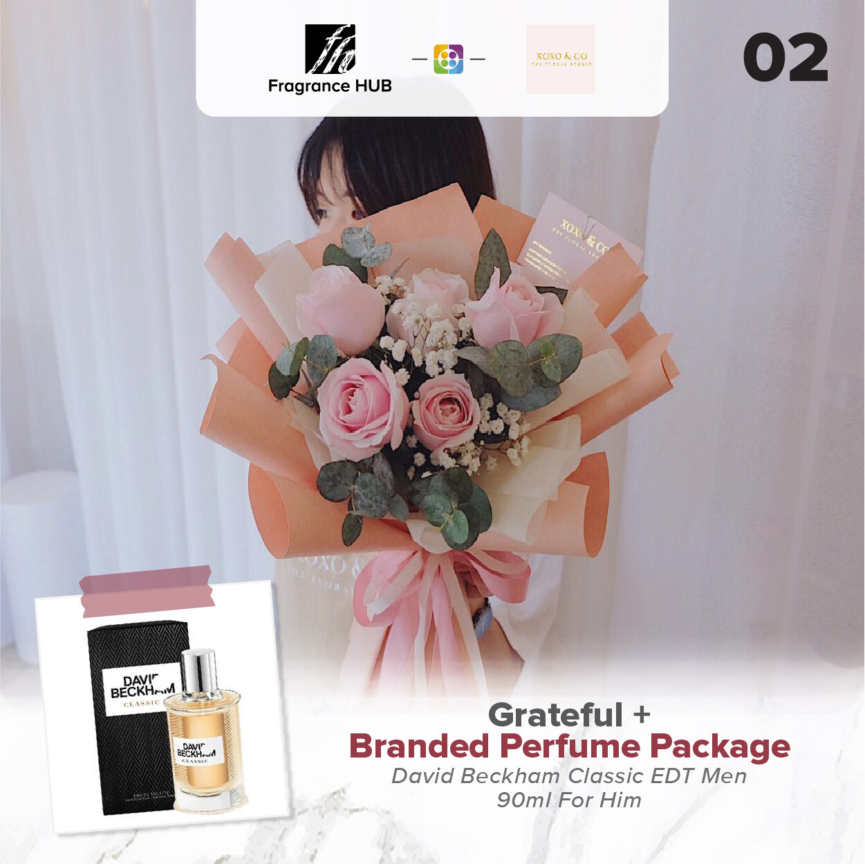 Grateful + Fragrance Hub Branded Perfume (By: XOXO Floral Studio from Miri)