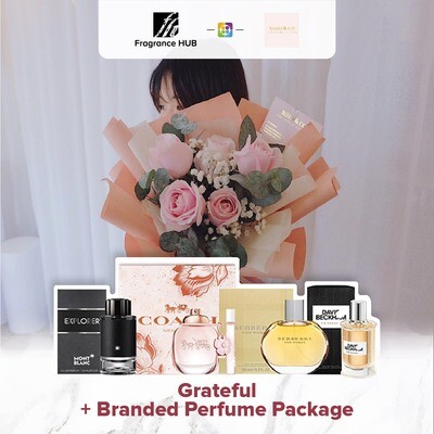 Grateful + Fragrance Hub Branded Perfume (By: XOXO Floral Studio from Miri)