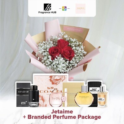 Jetaime + Fragrance Hub Branded Perfume (By: XOXO The Floral Studio from Miri)