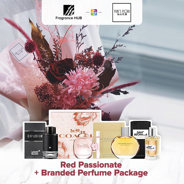 Red Passionate + Fragrance Hub Branded Perfume (By: Yuki Flori from Bukit Jalil)