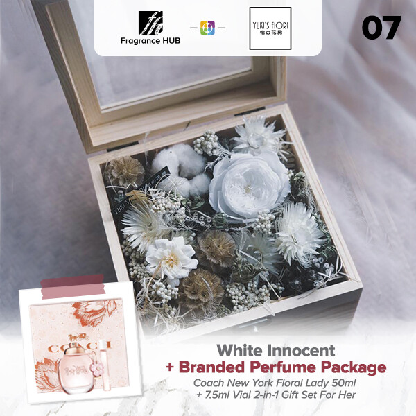 White Innocent + Fragrance Hub Branded Perfume (By: Yuki Flori from Bukit Jalil)