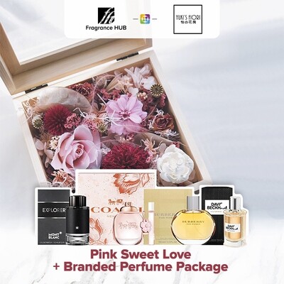 Pink Sweet Love + Fragrance Hub Branded Perfume (By: Yuki Flori from Bukit Jalil)