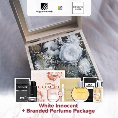 White Innocent + Fragrance Hub Branded Perfume (By: Yuki Flori from Bukit Jalil)