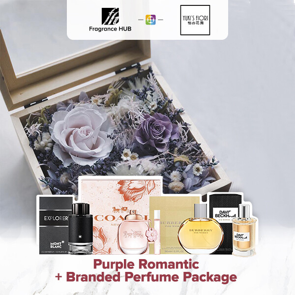 Purple Romantic + Fragrance Hub Branded Perfume (By: Yuki Flori from Bukit Jalil)