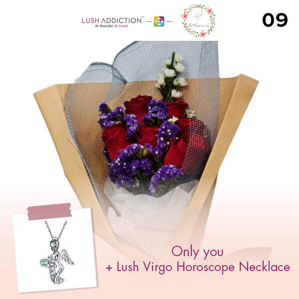 Only You + Lush Addiction Necklace (By: Flower 4 U from Petaling Jaya)