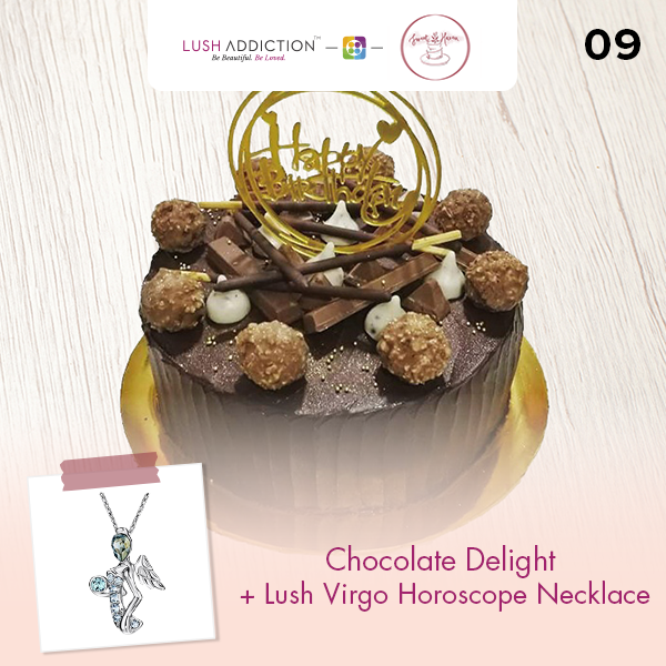 Chocolate Delight + Lush Addiction Necklace (By: Sweet Haven from KL)